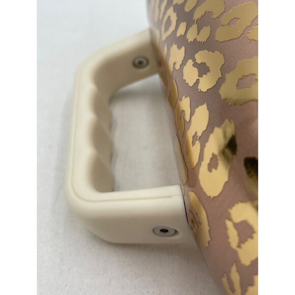 Buc-ees Yukon Outfitters Tumbler 40 Oz Leopard Print Insulated Mug Handle & Lid - Picture 7 of 9